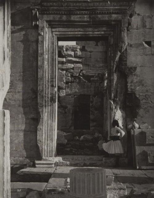 didoofcarthage:Gate of the Pandrosium, Showing Details of the Ornament by William James StillmanAmer