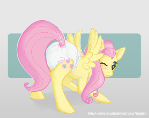 stormydash: Oh my Fluttershy your so adorable. Art by Biotic. www.furaffinity.net/view/10747