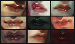 harteus:   i’ve had more than one anon asking about lips and i’ve tried to do a little tutorial before without posting it simply because i feel like my mouths aren’t really that special. they are always really quick and not super detailed, but i