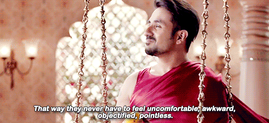 profeminist:    “Watch Vir Das’s take on modern day sexist advertising in this hilarious new video for HE Deodorant and join them as they take a refreshing stand against such meaningless objectifications with the launch of their new variant, HE RESPECT.”