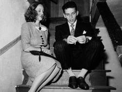 sinatraswooners:  Bette & Frank 