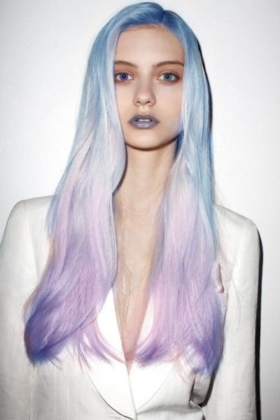 Rainbow Hair Colour