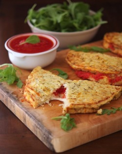 foodffs:  Cauliflower Crust Calzone Really nice recipes. Every hour.