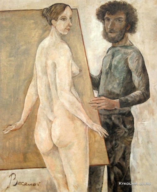youcannottakeitwithyou:Sergei Veselov (Russian, *1952)An artist and his model