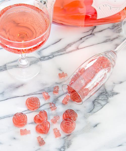 delightful-mouthful: Rosé Champagne Gummy Bears