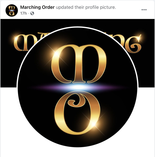 Logo and Letter-Mark designed for Marching Order, a pre-recorded live-play tabletop RPG show.https:/