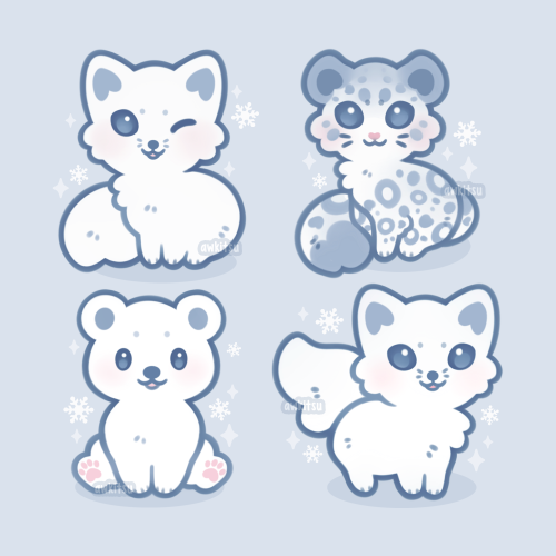 snowy babies   ❄️✨  shop ★ twitter ★ instagram ✨ 