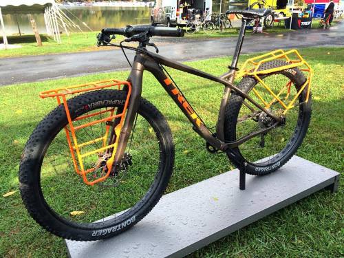 thebicycletree: One-off @trekbikes 1020 prototype monster touring rig of raddness seen at #Adventur