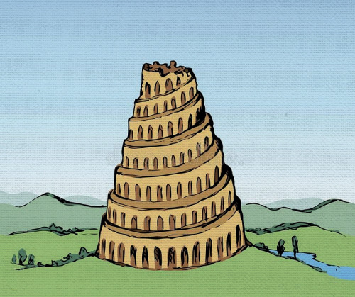 babelziggurat:Tower of Babel. Maryna Kriuchenko (Kiev, Ukraine)• via Bibliothèque Infernale on FB