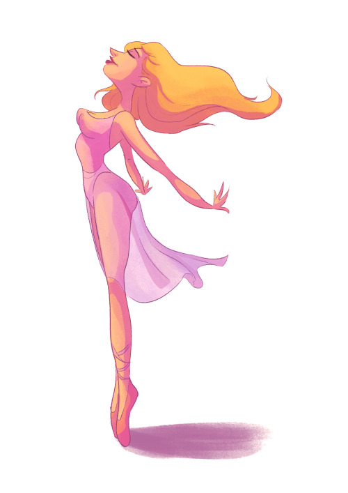 Ballerina for today’s warmup!