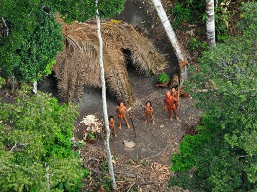 Uncontacted amazon tribe