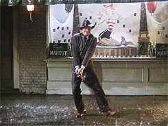 m-oll-s:egodeath100:Singin’ in the Rain (1952)He had a fever of 104 during this scene, and to make r