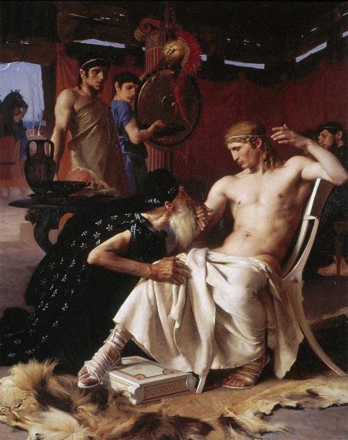 Priam at the feet of Achilles Artist: Joseph Wencker /kiçiek
