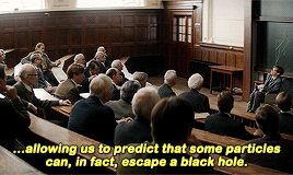 domhnal-gleeson:scientific concepts in cinema: Hawking radiation— in The Theory of Everything (2014)