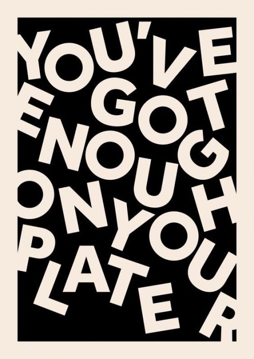 graphicdesignclub - You’ve Got Enough on Your Plate - Creative...