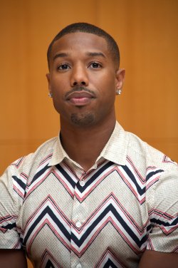 boyzoo:  Michael B. Jordan at “Fantastic Four” press conference in New York City 