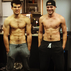 tmi-tv-show-news: nunodesalles76: Late night #workout… never bored with these 2 😉 