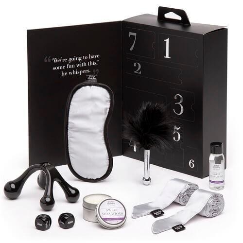 FIFTY SHADES OF GREY PLEASURE OVERLOAD SWEET SENSATIONS KIT (7 PIECES)
