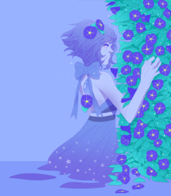 atta:  lapis and morning glories 