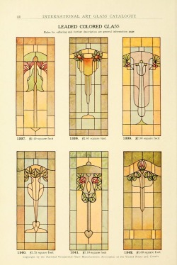 anhagas:Art Nouveau Colored Glass | International Art Glass Catalogue 