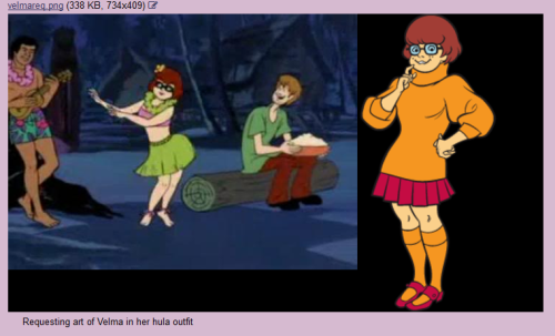 grimphantom2:  liefeldianabomination:  Drawthread  Hula Girls “Of course it all adds up. I’ve somehow landed in Norway” Lazy Quickie Velma Hula animation.  Done in FireAlpaca.  Dat hula animation of Velma! Love it!   HULA GIRL! <3 <3 <3