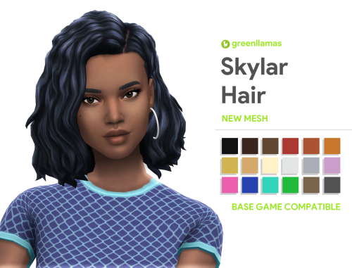 greenllamas:Skylar Hair - greenllamasInspired by a picture i found on google images djknsgkjDownload