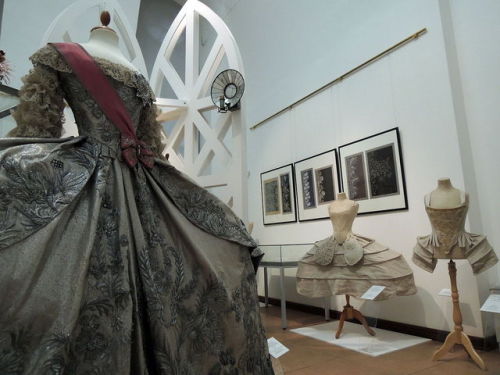 Replica of Catherine II’s wedding dress from 1745