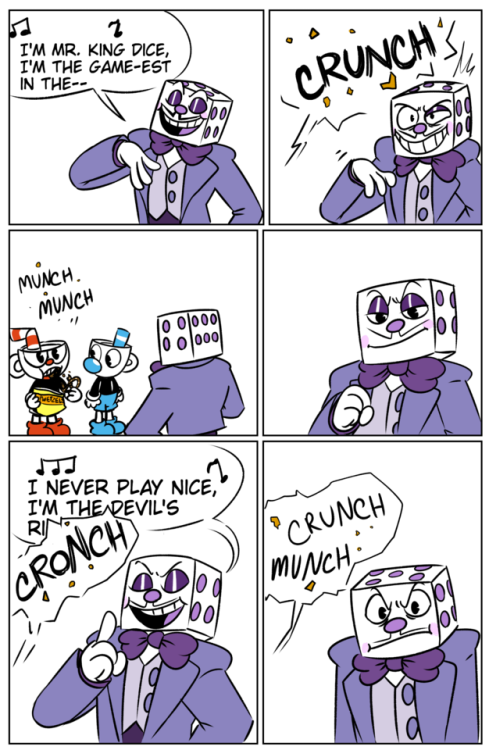 zacklover24: purblethinks: Messing with King Dice @aquacura