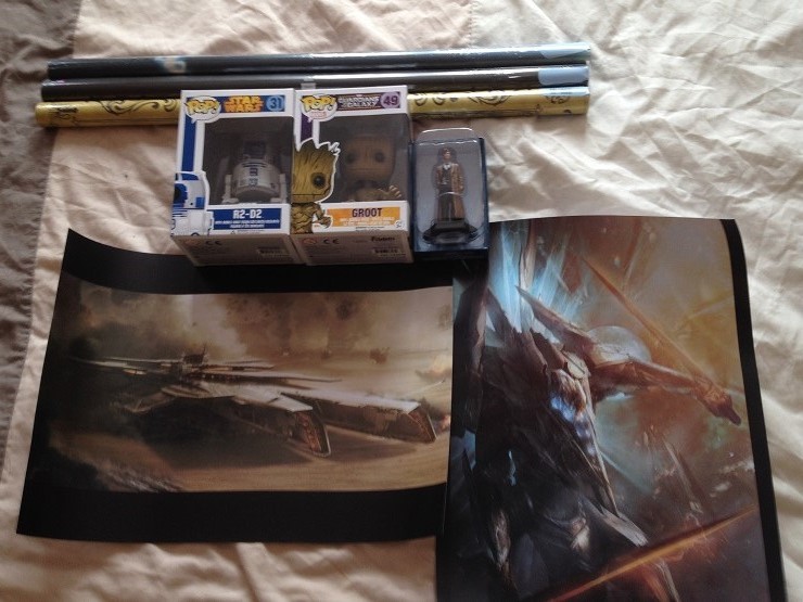 This years Comic Con haul :) I’ve no idea where I’m going to put the three posters