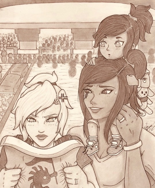 Pharah Ana And Mercy Love Triangle