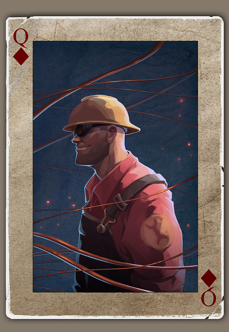 biggreenpepper:  TF2 Poker sniper TF2 Poker Engineer http://biggreenpepper.deviantart.com/