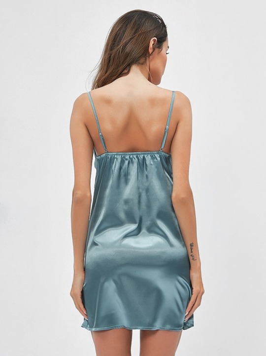 babydollchemises:  Shein Satin chemise 