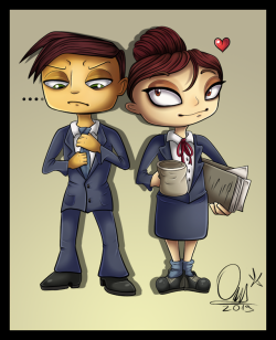 Lordphantomchips:  The Business Babies  They Look So Cute In  Those Little Office