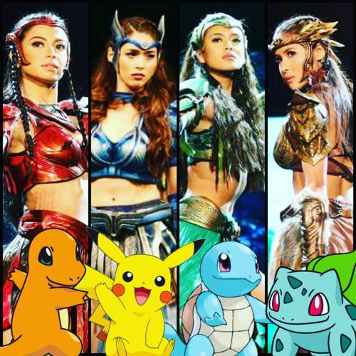 #encantadia2016 starter #pokemon  #pirena #charmander #amihan #pikachu #alena #squirtle #danaya #bul