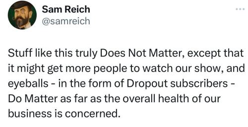Sam Posted A Very Special Twitter Thread About Our Lil Grassroots Attempt At Winning An Emmy