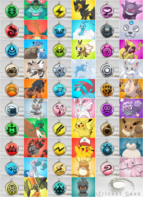 trinketgeek:   Every single Z-Crystal! Here’s all of the Z-Crystals together! It took a while,