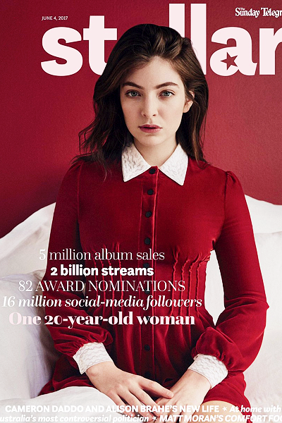 lorde-daily:Lorde for the June 2017 Issue of Stellar Magazine.