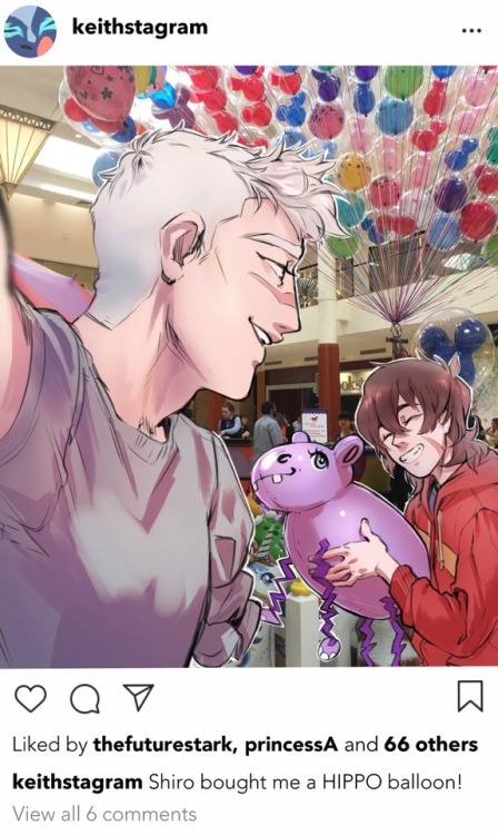 rou-tan-tan:‪My California trip in the form of shiro and keith finally have a break on earth ;w;‬