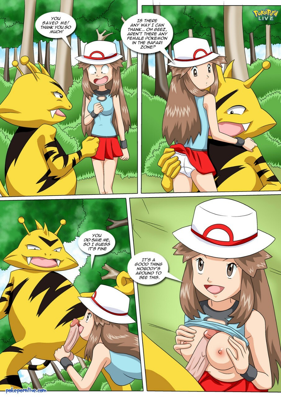 pokephiliaporn:  .:Part &frac12;:. Leafâ€™s Safari Adventure - Pokepornlive