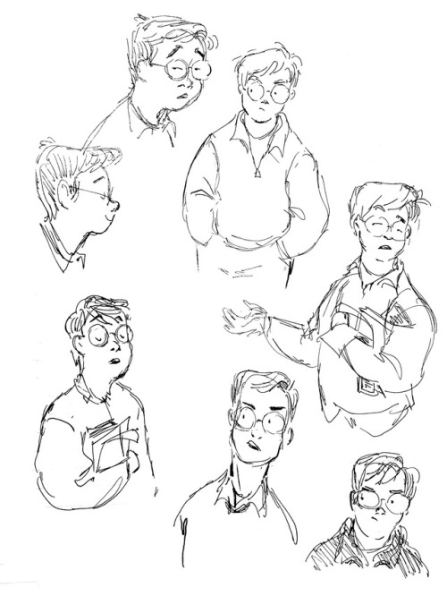 Been really busy, but here are some scribbles of George and Lucy from Lockwood and Co. Been listenin