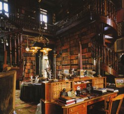 livesunique:  Chateau de Groussay Library,