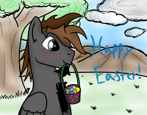 asksketchyskylar:*Happy Easter!*Hope you guys are all having a wonderful Easter day! Collect them eggs!  =3