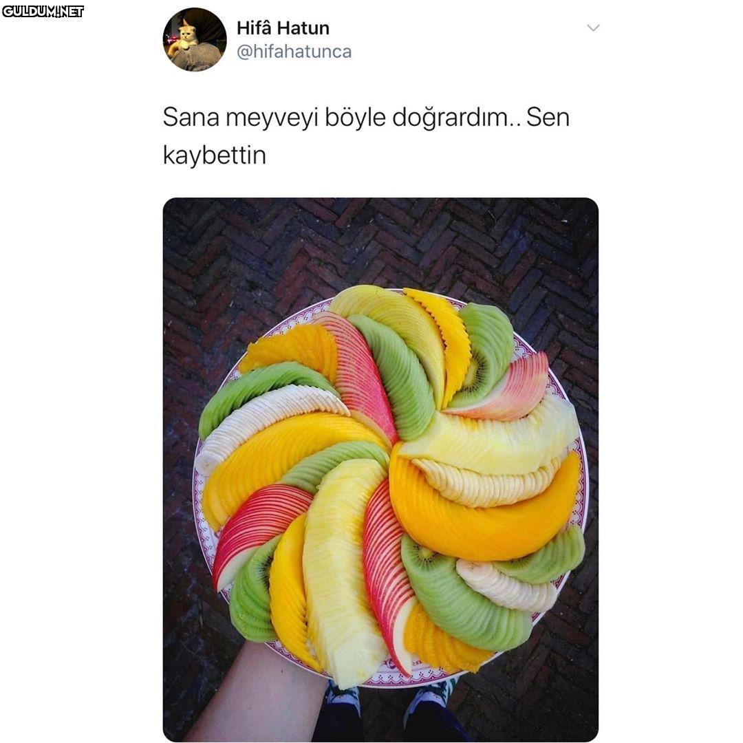 Canım çekti be Hifâ Hatun...