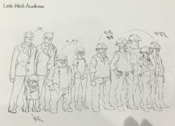 As-Warm-As-Choco:  Character Designs From Little Witch Academia 2 : The Enchanted