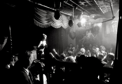 Show at Le Crazy Horse Saloon / photo by Burt Glinn, Paris, 1956.