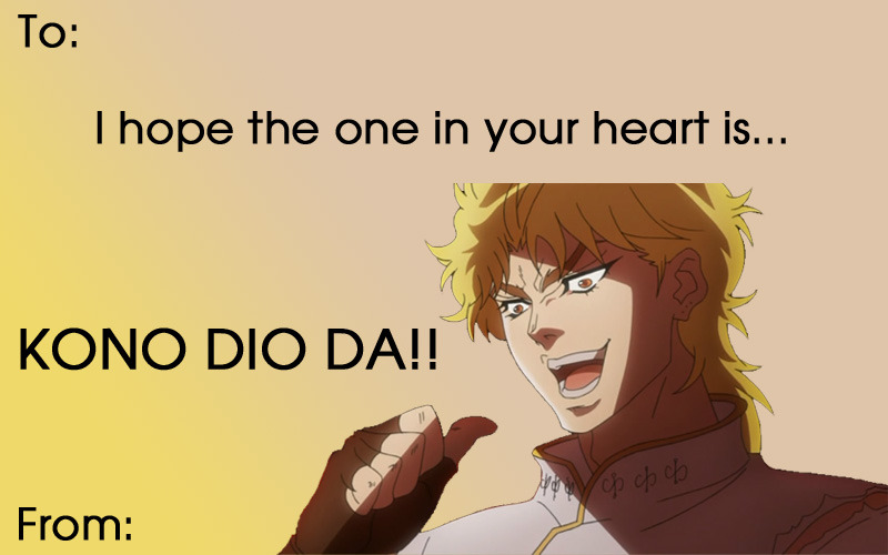 Random Anime Stuff — Who is the easiest to meme? “KONO DIO DA!”