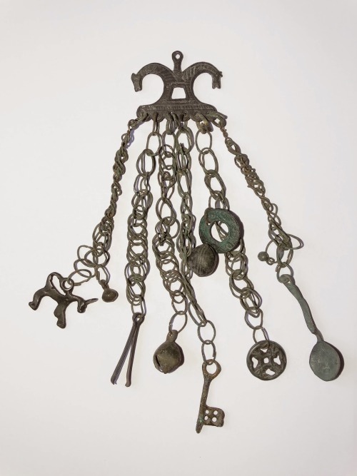 archaicwonder:Viking Bronze Amulets, c. 800-1000 AD, Found in Ukraine, it consists of charms, amulet