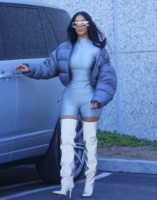 Kim K shooting for Yeezy