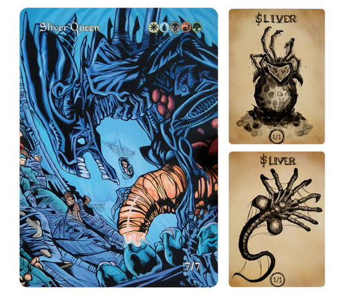 Sliver Queen as the Alien Queen and tokens as facehuggers - NFS-Reference for Sliver Queen is the Gr