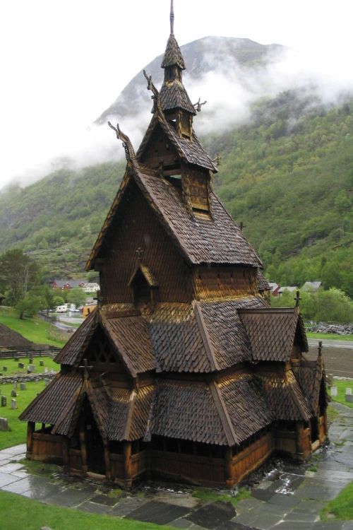 nonconcept:  Heddal Stave Church, Norway. 